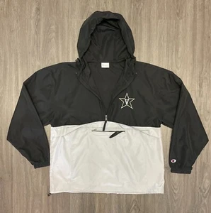 Champion Vanderbilt (Vandy) Commodores Packable Hooded Windbreaker Jacket Large - Picture 1 of 7