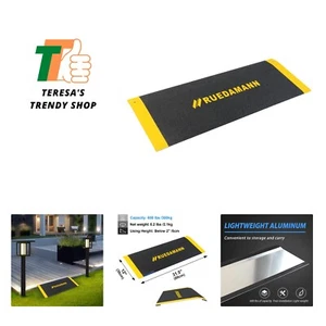 Threshold Ramp, Aluminum with 600lbs Load Capacity, Portable and Anti-Slip Su... - Picture 1 of 10
