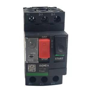 GV2ME14 Motor circuit breaker Deca 6A to10A Manual Motor Starter Button NEW - Picture 1 of 6