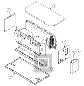 FUJITSU K9372581018 aka 9372581018 PANEL LEFT SA ARUH36~60 VII - Picture 1 of 3