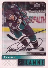 1999-00 Upper Deck MVP SC Edition Silver Script #1 Teemu Selanne