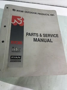Ryobi Idc Ryan Original Service Parts Giant Repair Manual Book 90s Look At Pic - Picture 1 of 4