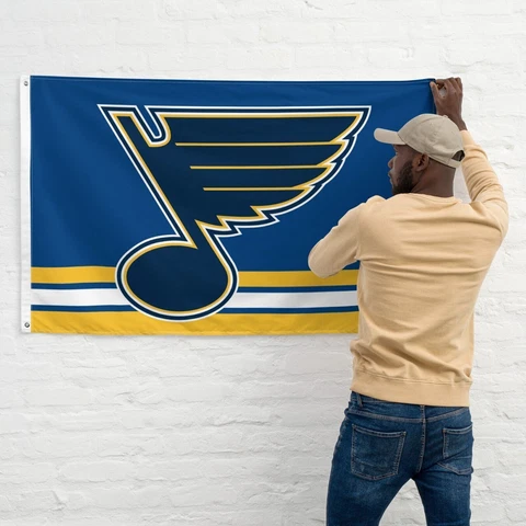 St. Louis Blues 3x5 ft Flag NHL Hockey Champions Gift Premium Quality Banner Cover