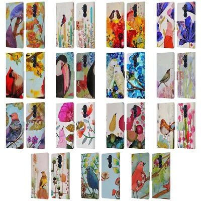 OFFICIAL SYLVIE DEMERS BIRDS 3 LEATHER BOOK WALLET CASE COVER FOR NOKIA PHONES — 第 1/4 张图片