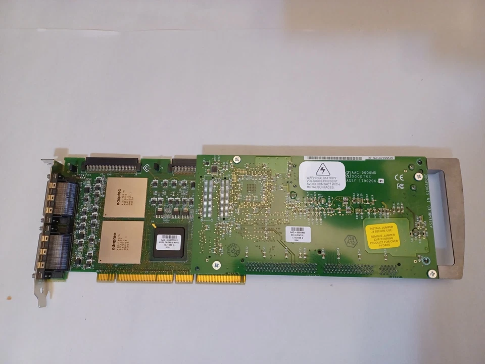 ADAPTEC DELL 00043JWT REVA00 AAC-364/DELL2 AAC-9000MD DELL RAID CONTROLLER - Image 1 of 4