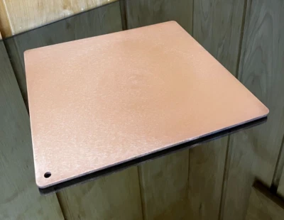 1/8” Thick Pure Copper Heat Diffuser 9” Square Stove Topper Defrost Plate - Image 1 of 4