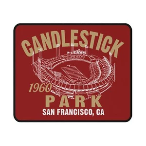 Candlestick Park 1960 Rubber Base Computer Mouse Pad - San Francisco 49'ers - Picture 1 of 5