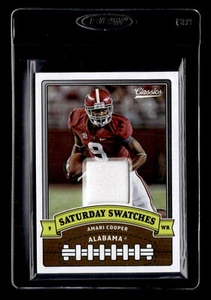 2018 Panini Classics #38 Amari Cooper Saturday Swatches - Picture 1 of 2