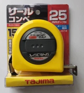 TAJIMA MEASURING TAPE HAND REEL TYPE (L15m / W25mm) R25-150BL - Picture 1 of 5