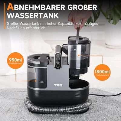 TAB Waschsauger FastHeating Wasch Sauger Polster Teppich Boden Reiniger 14 KPa - Bild 1 von 4