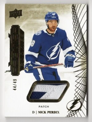 2022-23 Upper Deck Premier Rookie Gold Patch #146 Nick Perbix 44/49 !! - Image 1 of 2