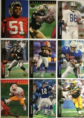 1994 Upper Deck  NFL Cards - Pick From List (1 - 330) - Image 1 of 2