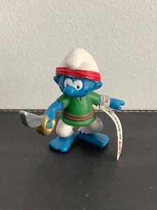 Schleich The Smurf's Figurine "Pirate Smurf" (207622) - 5.5 Cms  - Collectable - Picture 1 of 2
