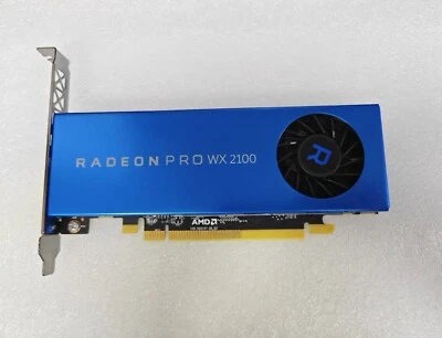 AMD Radeon Pro WX 2100 2GB GDDR5 x2 Mini DP x1 Display Port Video Card WX2100 - Image 1 of 4