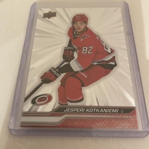JESPERI KOTKANIEMI 2023-24 Upper Deck Series 1 Silver Outburst Carolina Huricane