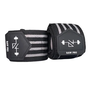 Elbow Compression Wraps - Black, Pair, Premium Support for Weightlifting - Picture 1 of 7