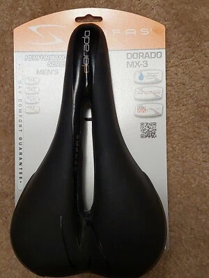 Sillín Serfas Dorado MX-3 ASIENTO DE BICICLETA NEGRO Moly PARA HOMBRES NUEVO  Foto 1 de 4