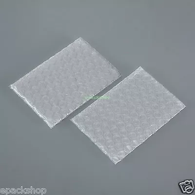 Clear Plastic Bubble Pouches Envelopes 3" x 3.5"_80 x 90mm Small Packing Bags - Image 1 of 4