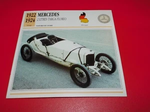 Enchufe Coche - Mercedes 2 Litros Targo Florio - 1922 - De 1990-14 CM X 14CM - Imagen 1 de 1