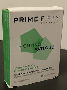 Prime Fifty - Fighting Fatigue 28 Veg Tablets. BRAND NEW. FREE UK POST. - Picture 1 of 1
