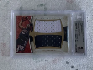 2005-06 UD Exquisite Vince Carter EXTRA EXQUISITE DUAL GW Jerseys #10/10 BGS 9 - Bild 1 von 2