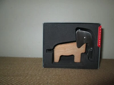 Nuevo sacacorchos y abridor de botellas de vino KIKKERLAND madera elefante vajilla Foto 1 de 4