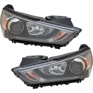 Driver and Passenger Side Headlights For Hyundai Ioniq 2020-2022 Halogen w Bulbs - Picture 1 of 12