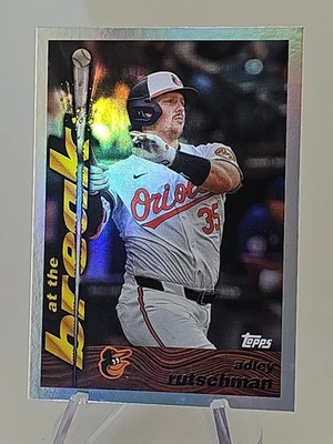 Adley Rutschman Rainbow Foil Refractor At The Break 2024 Topps Archives Orioles  - Image 1 of 4