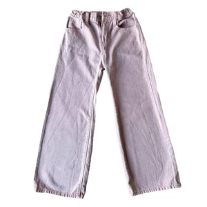 Old Navy Kid Pink Jeans Baggy Wide leg Adjustable Waist Girl's High Rise Size:10 - Picture 1 of 8