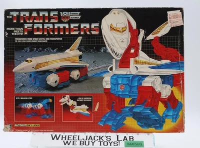 Sky Lynx 100% Complete W/BOX & INSERT 1986 G1 Transformers Hasbro Figure WORKS - Image 1 of 4