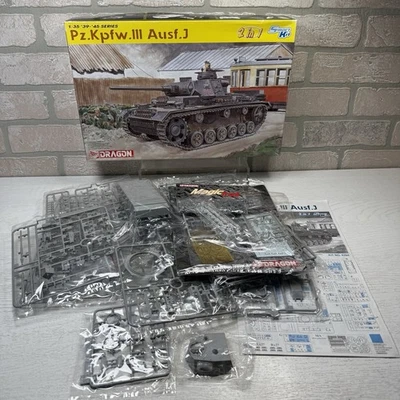 Dragon #6394 2in1 Smart Kit Pz.Kpfw.III Ausf.J w/ Magic Track WW II *BONUS *READ - Image 1 of 4