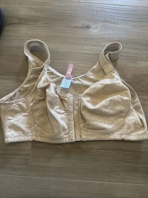 Sutiã Comfort Choice 27-1238-8 44B marfim novo fechamento frontal renda floral - Imagem 1 de 4