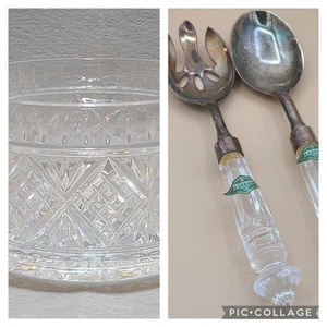 Godinger Shannon Kristall Schüssel Dublin 8,5 x 5 Zoll Salat Set keine Chips/Risse - Bild 1 von 10