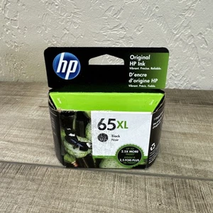 HP 65XL N9K04AN Black Standard High-Yield Original Printer Ink Cartridge EXP 23 - Picture 1 of 2