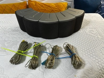 Sony SS-TS300 Satellite Home Theater Surround Speakers 5 Pc Set Tested Working - Image 1 of 4