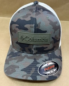 Columbia Cypress & Trad Camo Camo Mesh Flexfit Ballcap (S-M) - Picture 1 of 5