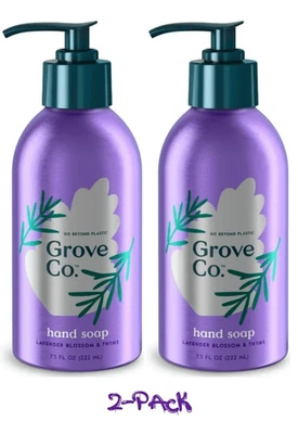 2PK Grove Co. Gel Hand Soap Moisturizing Earthy Lavender Blossom & Thyme 7.5oz - Image 1 of 4