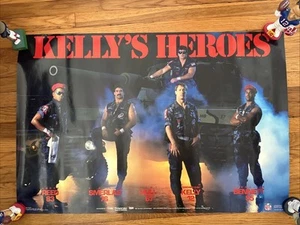 Poster Vintage Buffalo Bills - Kelly’s Heroes - Jim Kelly Andre Reed 24” X 36” - Foto 1 di 5
