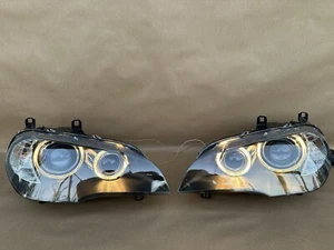 07-11 BMW E70 X5 OEM Adaptive AFS Xenon HID Headlight Assembly, Custom Pair L&R - Picture 1 of 24