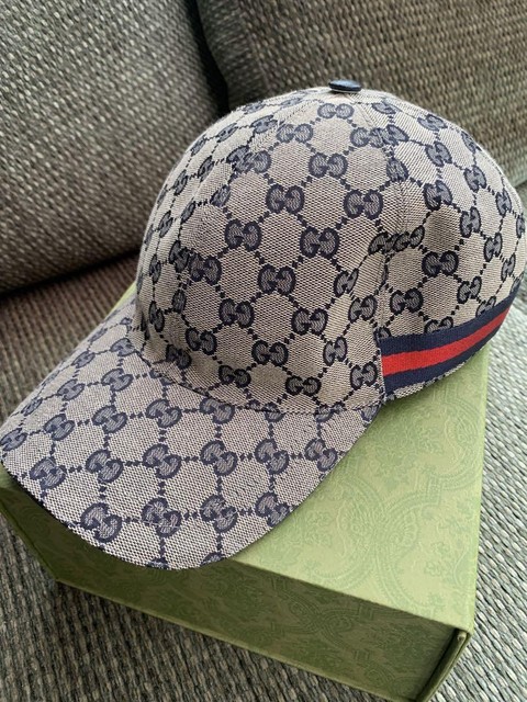 Gucci Logo Baseball Hat - Wyld Blue