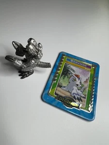 2000 Digimon MACHINEDRAMON Mini Figure H-T Bandai Series 2 + Metal Card - Picture 1 of 5