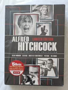 ALFRED HITCHCOCK 5 MOVIES ESSENTIALS COLLECTION LIMITED EDITION DVD- NEW SEALED - Picture 1 of 2
