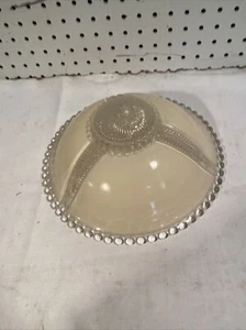 Tono de luz de techo vintage adornado esmerilado tradicional victoriano Art Deco MCM - Imagen 1 de 8
