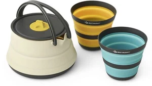 Frontier Ultralight Collapsible Kettle 3-Piece Cookset with 2 Cups - Picture 1 of 3