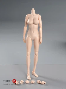 1/6 Large Chest White Skin Female Collagen Body Model 12 "Action Figure - Picture 1 of 24