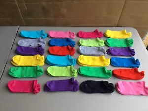 NWOT Women's No Nonsense Cotton No Show Socks Shoe Size 6-9 Multi 24 Pair #341R - Picture 1 of 3