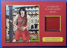 2006-07 Topps Turkey Red SP Patch Adam Morrison RC Rookie 28/99 TRR-AM Bobcats