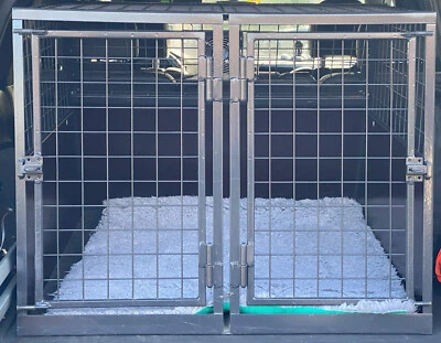 Hundebox / Hundetransportbox fürs Auto   - Stahl mit Lüfter - Bild 1 von 4
