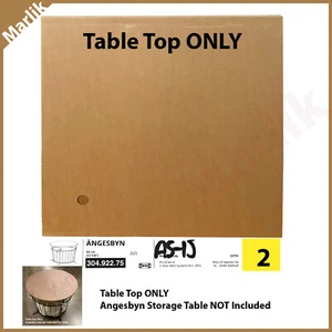 IKEA ANGESBYN Storage Table Top ONLY, Pine Light Brown, 304.922.75, NEW in Box - Picture 1 of 3