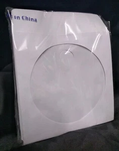 LOT 2000/ 20 x 100 Pack CD DVD Paper Sleeves Clear Window Case Cover Envelope - Picture 1 of 4